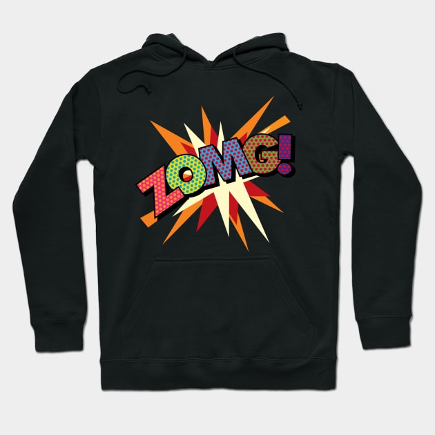 Comic Book Pop Art ZOMG Hoodie by Thisisnotme